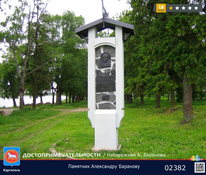 Памятник Александру Баранову | Каргополь